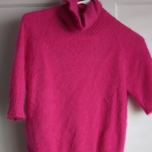 The Limited Vibrant Pink Cowl Neck Sweater